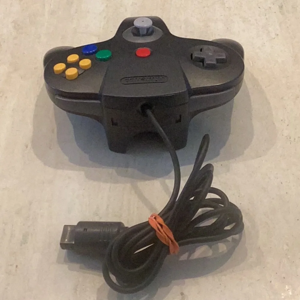 Genuine Nintendo 64 Controller Tight Stick OEM N64 Black Original Authentic